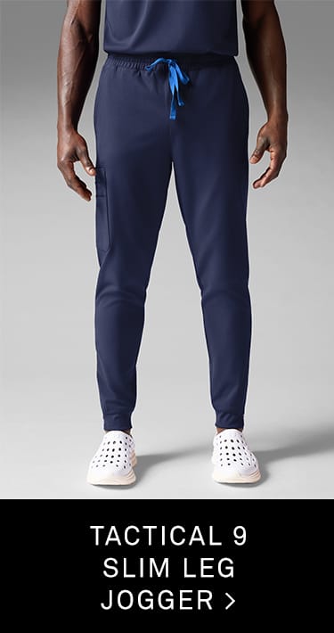 Tactical 9 Slim Leg Jogger Scrub Pants