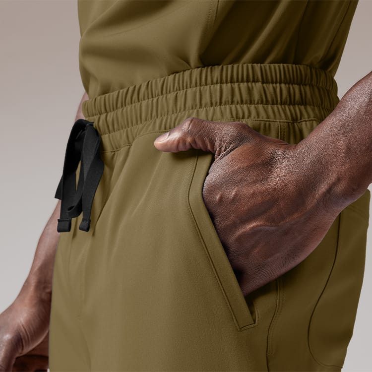 Men&rsquo;s Dark Moss Scrubs