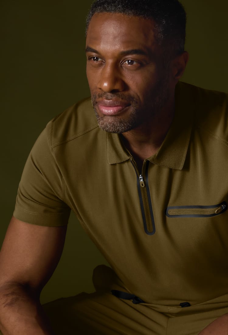 Men&rsquo;s Dark Moss Scrubs