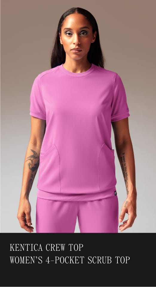 4-POCKET SCRUB TOP