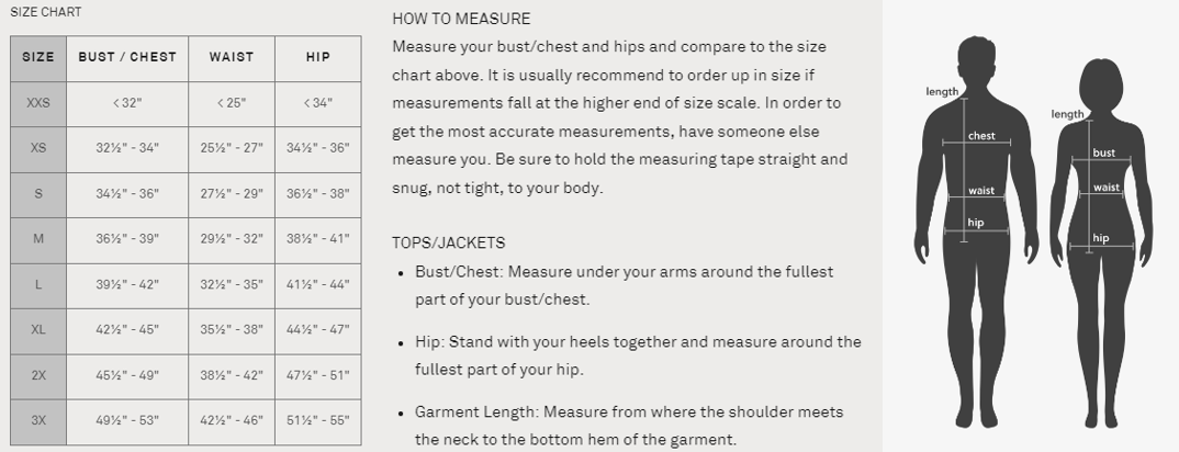 Size Chart & Fit Guide