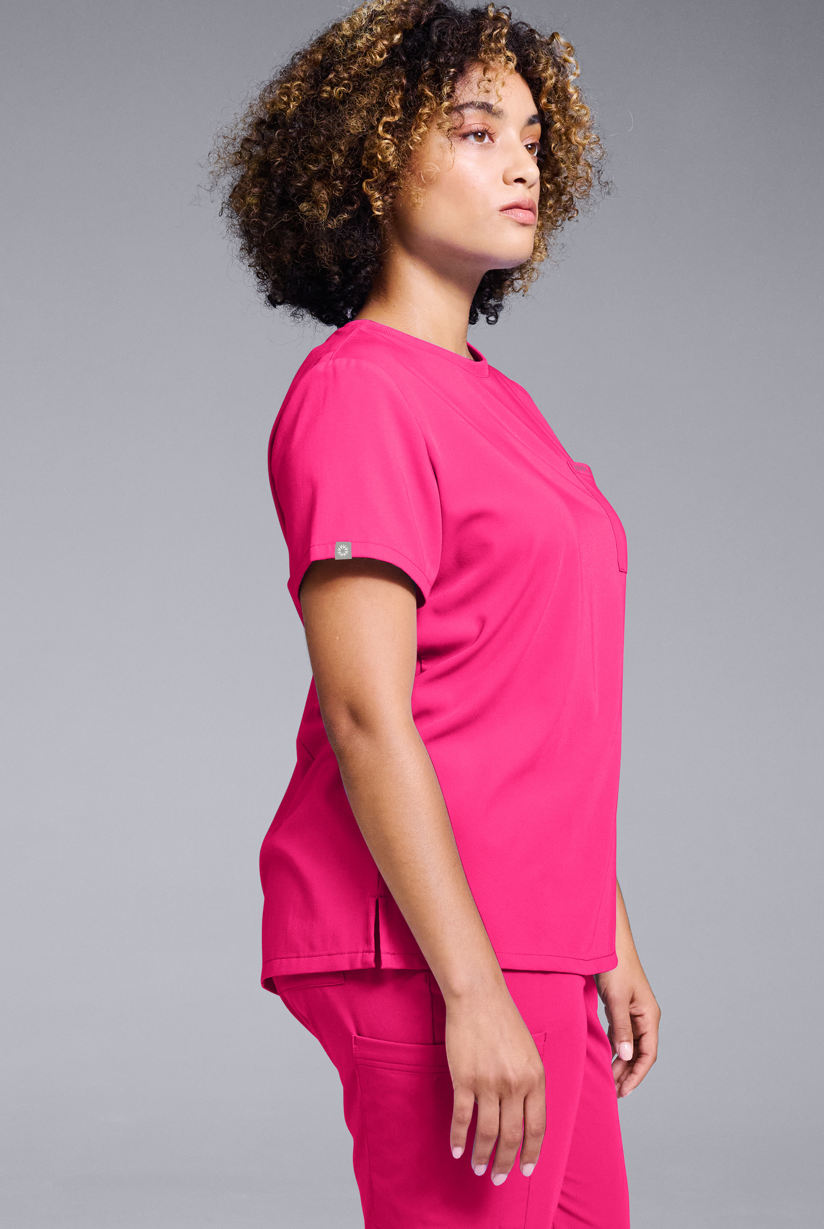 Hypothesis Women's Base Crew-Neck Tuck-In Scrub Top