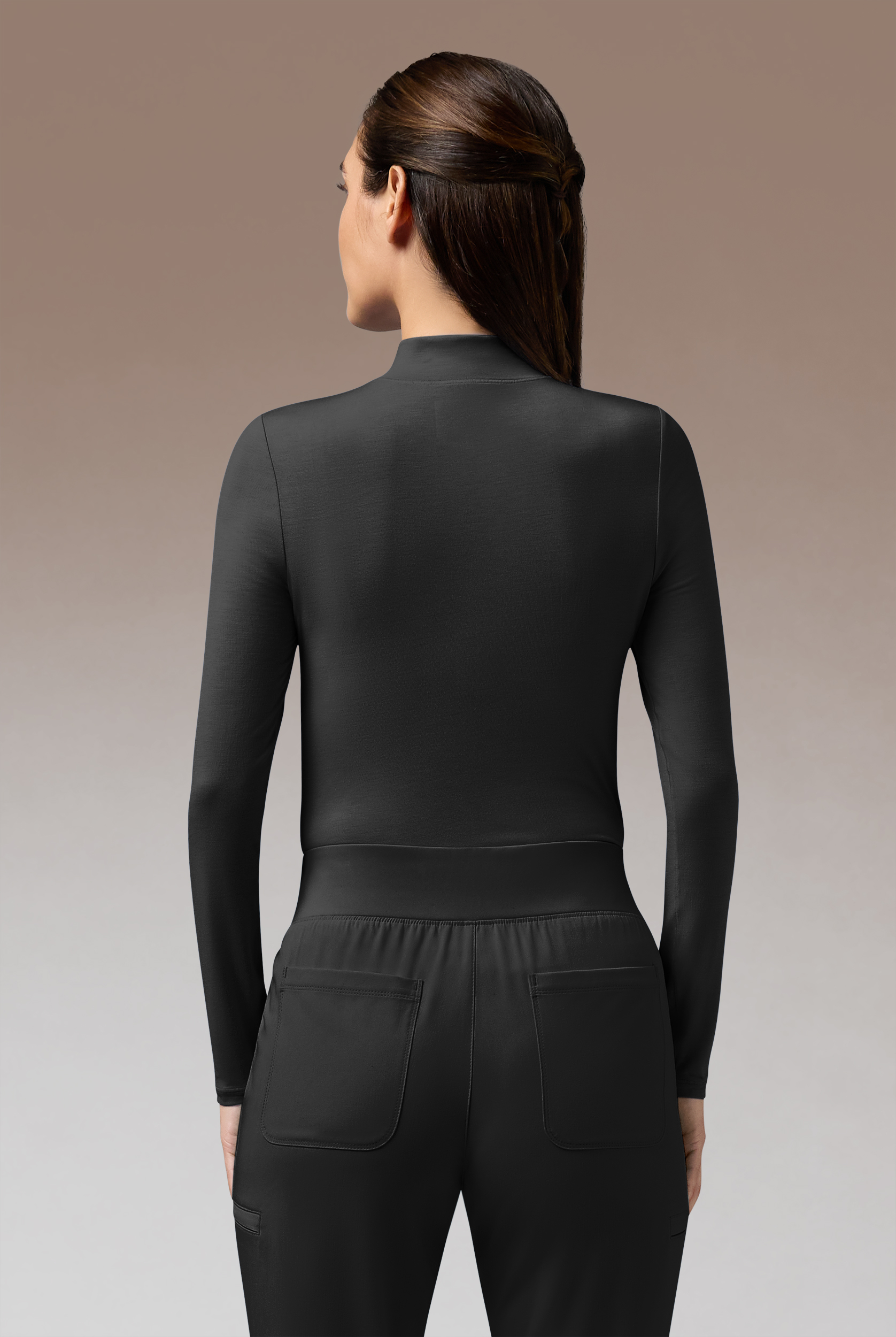 Hypothesis Inner K Women's STRETCH Long Sleeve Mock Neck Knit Underscrub