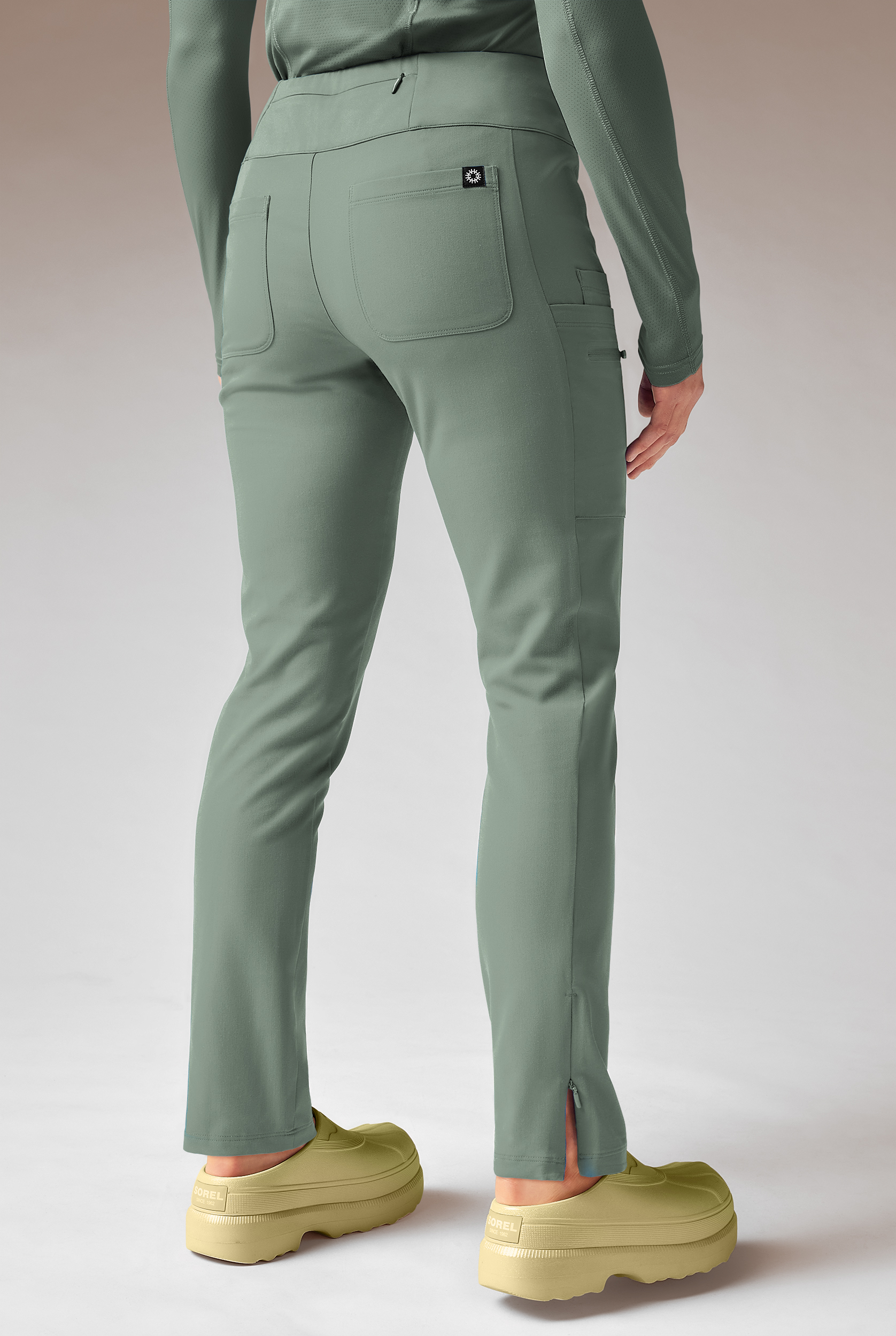 Hypothesis Dynama Y-Pant Women’s 7-Pocket Yoga-Inspired Scrub Pant - Petite