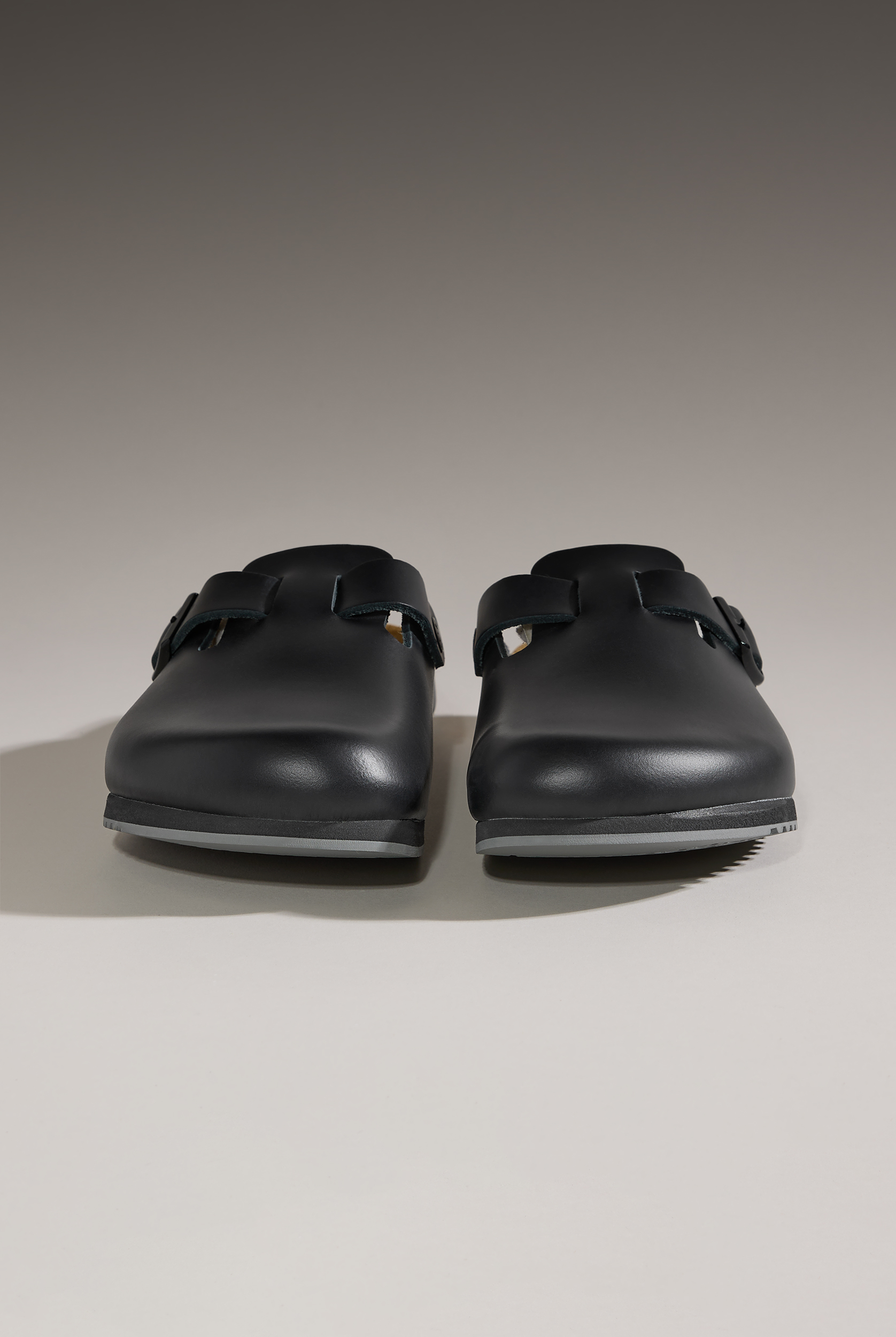 Birkenstock Unisex Boston Super Grip Black Clogs