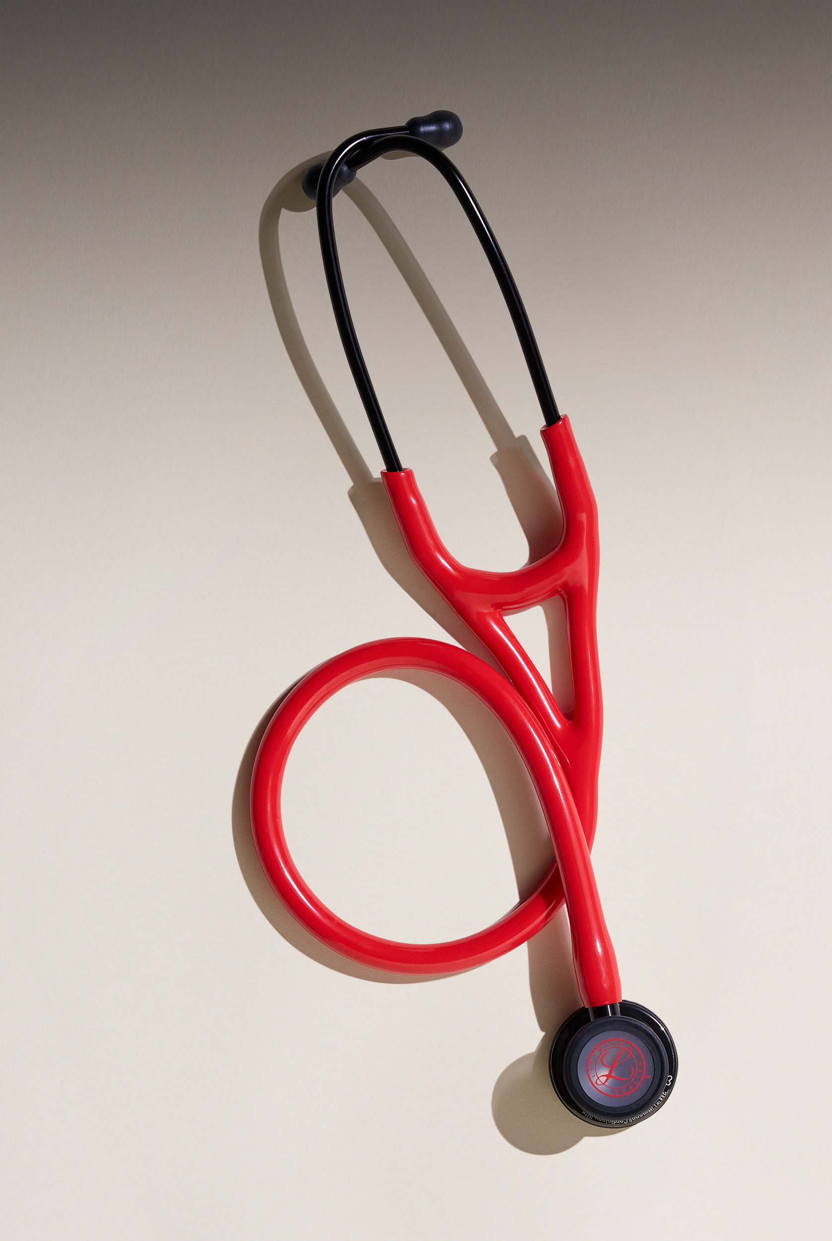 3M™ Littmann® Cardiology IV™ Limited Edition High Polish Smoke Finish Red Stethoscope
