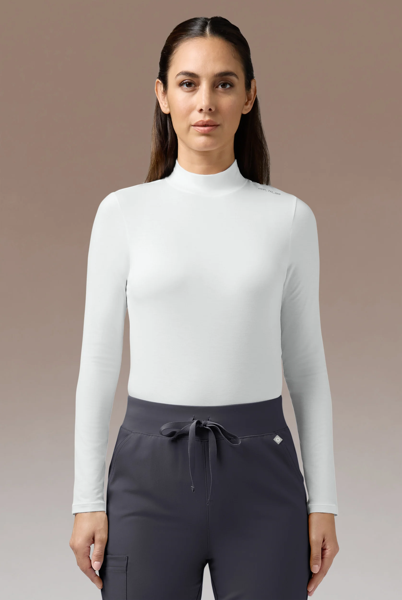 Hypothesis Inner K Women's STRETCH Long Sleeve Mock Neck Knit Underscrub