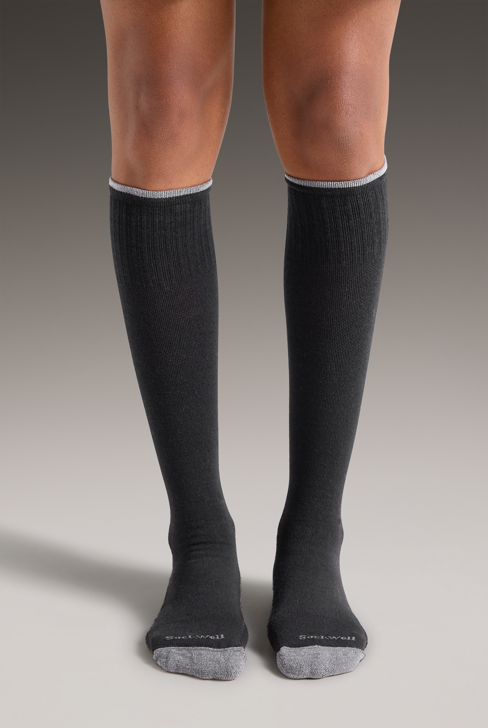 SockWell Elevation Black Men's 20-30 mmHg Firm Compression Socks