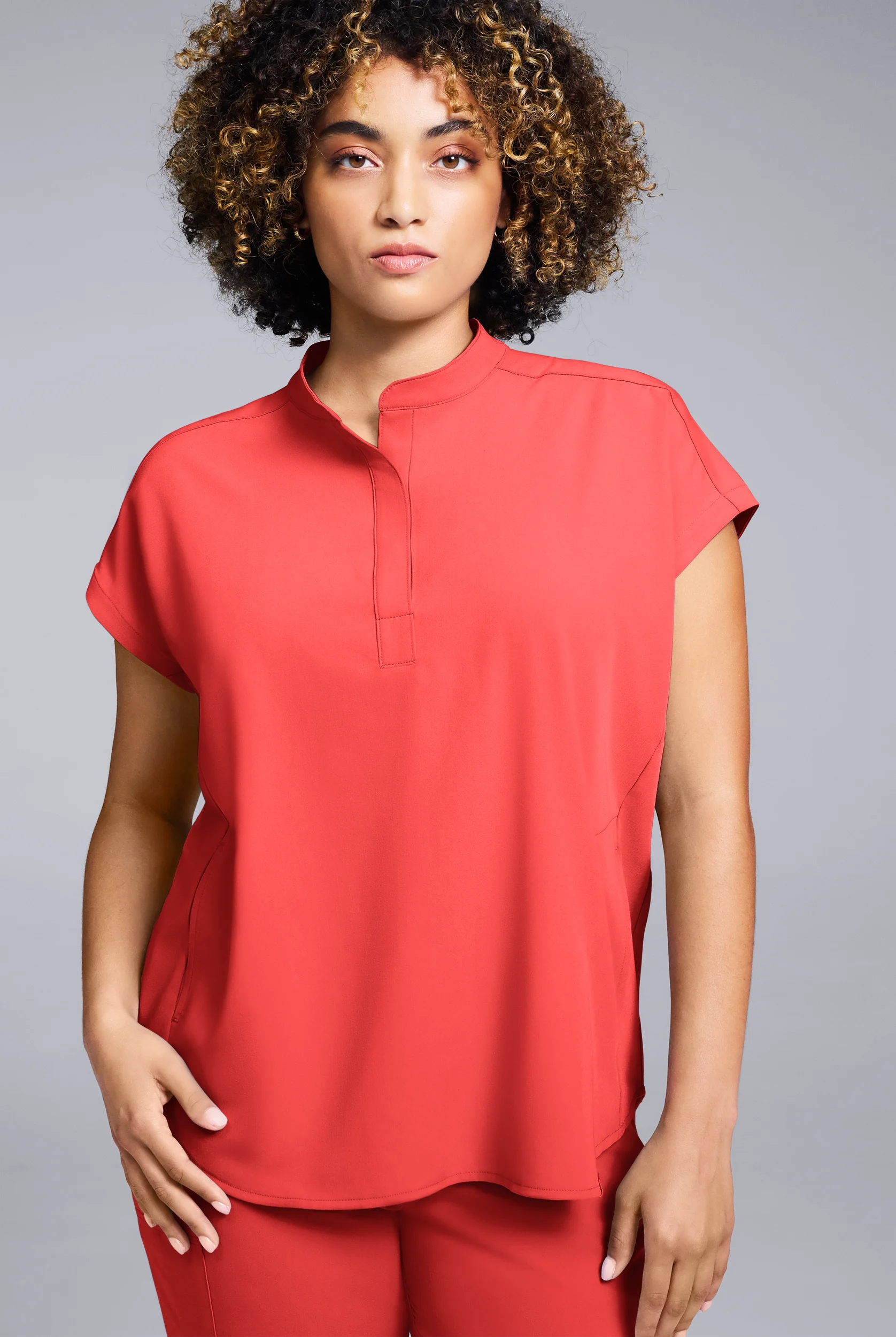 Hypothesis Women's Meta Oversized Dolman Sleeve Scrub Top