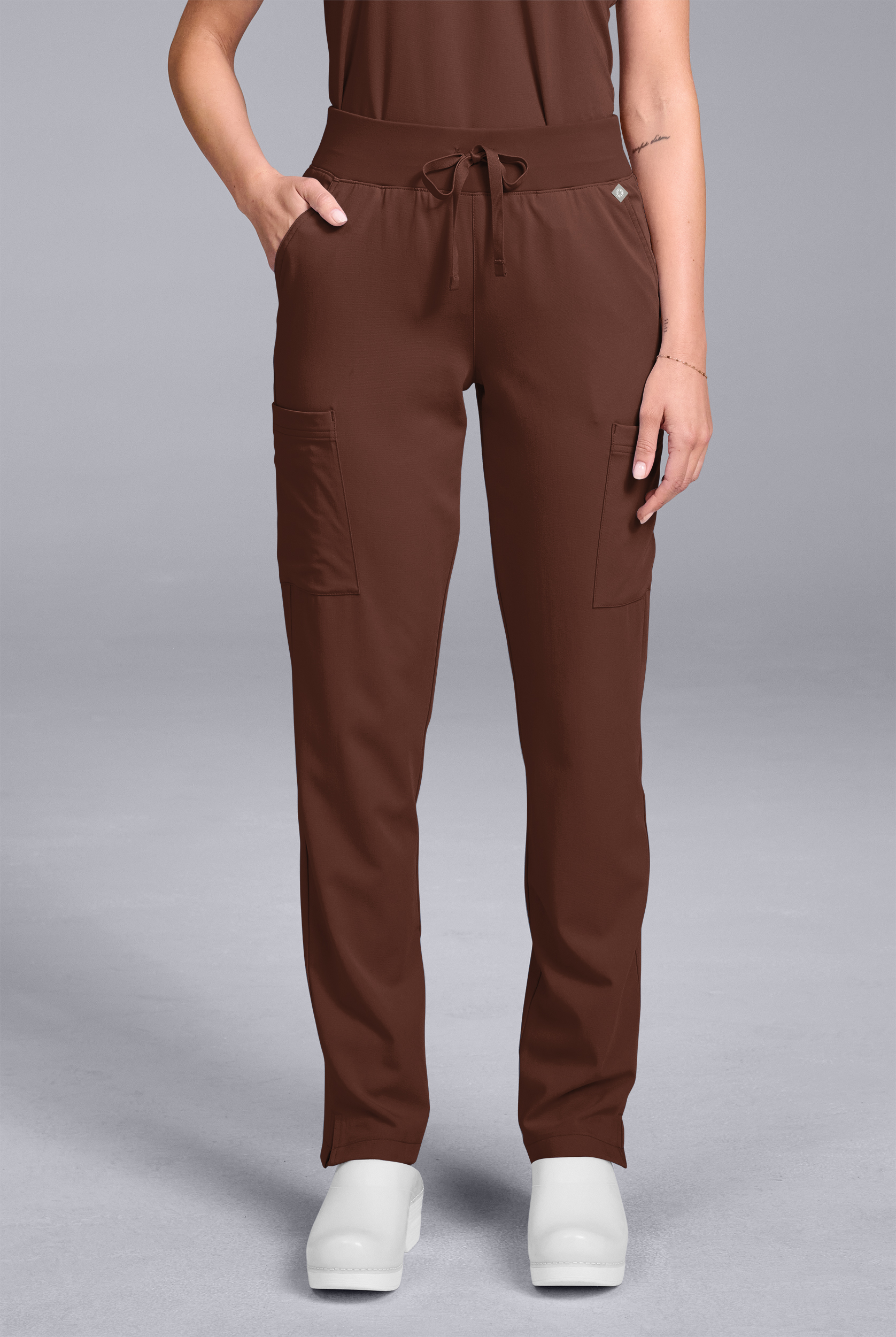 Hypothesis Women's Base 7-Pocket Straight Leg Cargo Scrub Pant