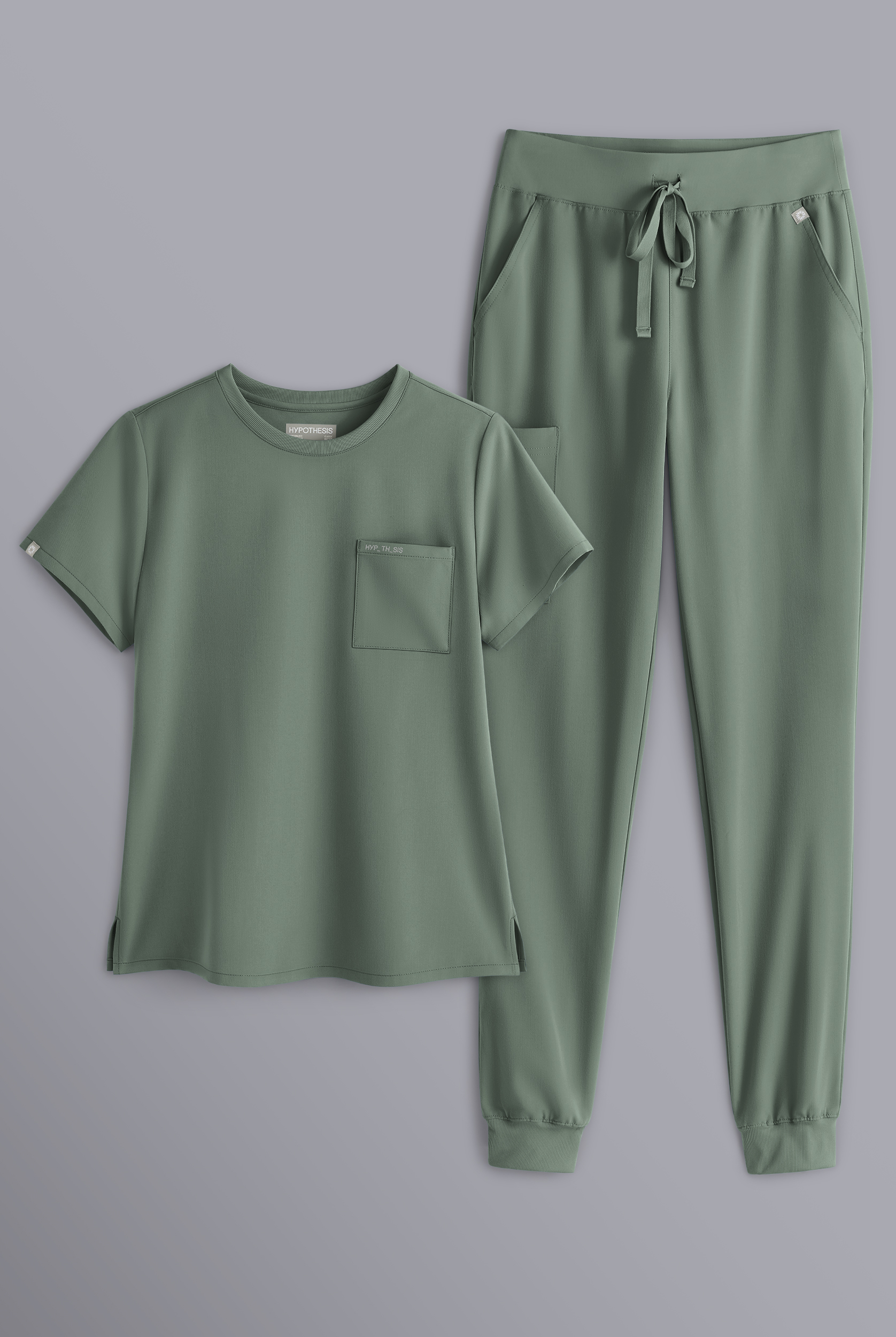 Hypothesis Women's Crew Neck & Jogger Scrub Set