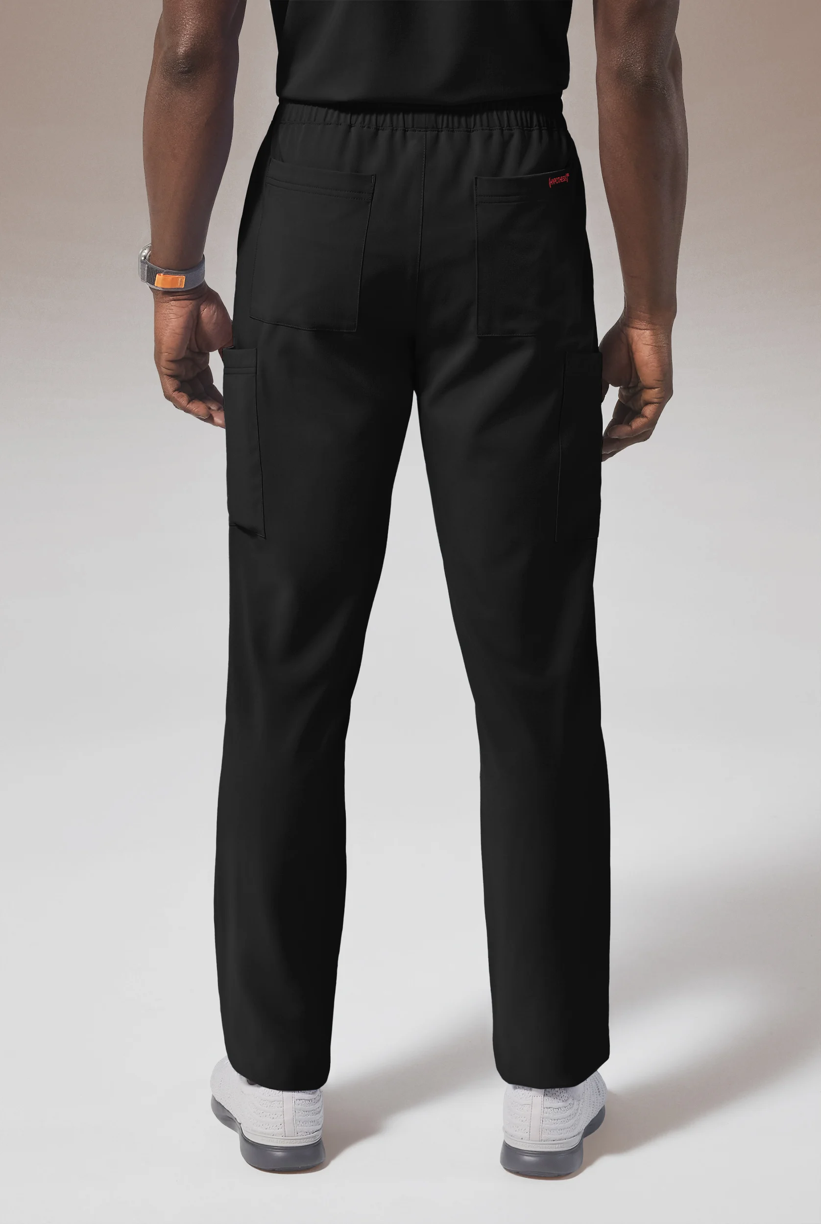Hypothesis (RED) Men's 8-Pocket STRETCH Straight Leg Cargo Scrub Pant