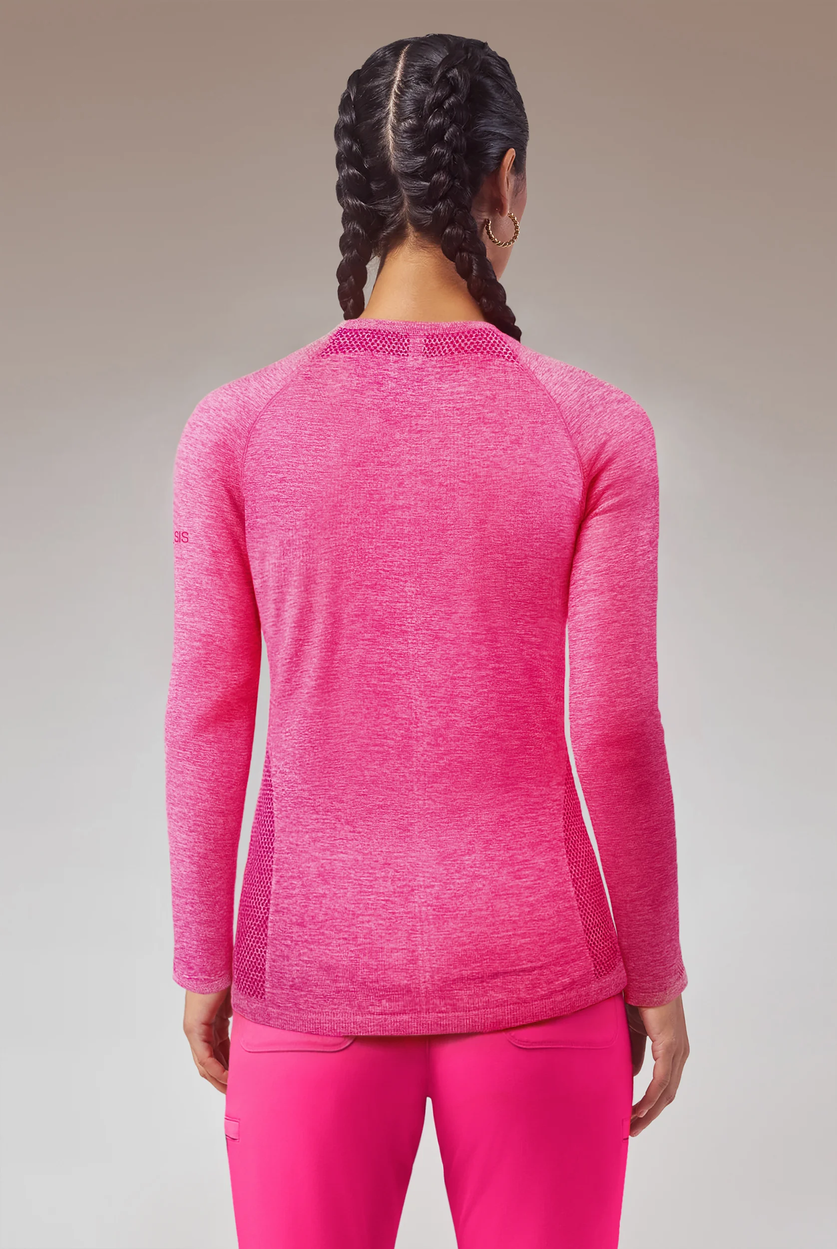 Hypothesis Inner K Contour Women's Long Sleeve Crew Neck Knit Underscrub